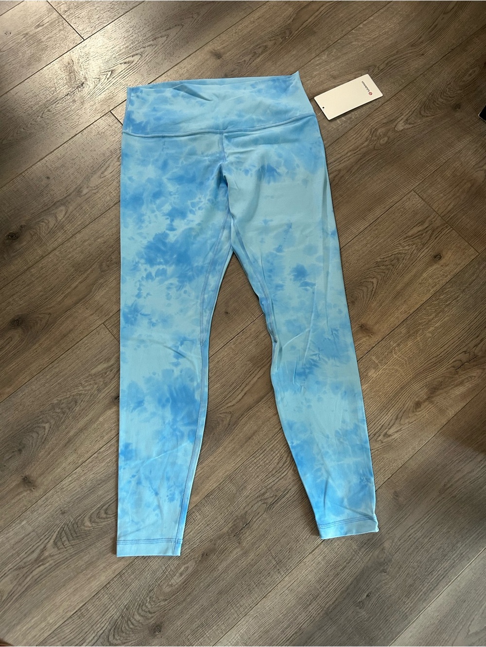 lululemon athletica Align HR Pant 28” Light Blue Tie-Dye Leggings